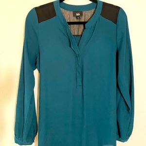 Tunic top with layered back